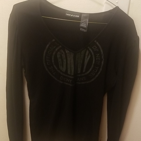 Dkny Tops - A DKNY black shirt.